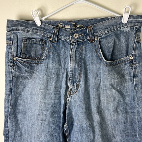 Guess Men Denim Outdoor Jeans Shorts Size 36 - Picture 3 of 10